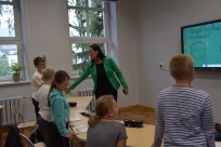 Otwarcie pracowni - Wójt Gminy Goleszów Sylwia Cieślar